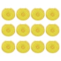Miniatyrbilde 3 av 8: 12 stk Arcade-knappdeksel - Erstatning for mekaniske trykknapper for Kailh, Cherry, TTC, Akko, Glorious - Gule