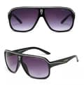 Carrera Ruthenium Pilot Gradient Lens Solglasögon för män + Box [kk] White Answer White Black