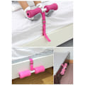 Miniatyrbilde 8 av 8: Hamstring Curl Strap Bærbar Justerbar Døråpning Sit Up Treningshjelp Mage Trener for Hjemmetrening Arbeidsreiser