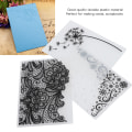 Miniatyrbillede 4 af 5: 3 stk. Plast Prægefolder DIY Kortfremstilling Scrapbooking Præget Skabelon Papirhåndværktøj