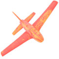 Miniatyrbillede 7 af 8: Udendørs Kasteskumsfly Flyvende Flyvemaskine Glider Flymodel til Børn Rød
