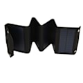 Miniatyrbild 3 av 8: 28W Bärbar Solpanel Laddare med USB-Port Vattentät 5V 4A Vikbar Solcellsladdare för Smarta Telefoner Surfplattor Svart