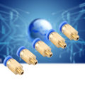 Miniatyrbilde 4 av 8: 5 stk. 3D-skriver tilbehør PC4-M6 Rett gjennom Pneumatisk Kobling Ytre Diameter 4MM