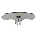 Miniatyrbilde 4 av 8: Universal motorsykkel styre aluminiumlegering styredemper stabilisator sikkerhetskontroll (sølv)