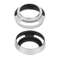 Miniatyrbilde 1 av 8: 2 Stk Aluminiumslegering Hollow Out-linsehette 39 mm for Leica Camera Silver