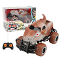 Miniatyrbilde 1 av 8: 1:43 Offroad RC-bil med fjernkontroll, 4 kanaler, modellbil for barn, utendørs leketøy, brun