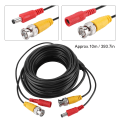 Pikkukuva 4 / 6: BNC + 2,1 mm DC CCTV -jatkokaapeli videokaapeli kaupalliseen ja asuinkäyttöön (10 m)
