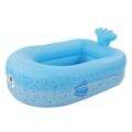 Miniatyrbilde 3 av 8: Oppblåsbar svømmebasseng tegneserie Kiddie Blow Up Pool Husholdning Bad Oppblåsbar basseng Blå