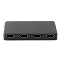 Miniatyrbilde 6 av 8: 4K HD Multimedia Interface Splitter 1x4 1 inn 4 ut HD Multimedia Interface Extender for PC-projektorer Svart
