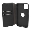 Miniatyrbild 1 av 8: Retro Mobiltelefon Flip Case Mobiltelefonhållare Plånbok Skyddande TPU-fodral för Iphone Svart för IPhone 11