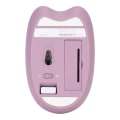 Miniatyrbillede 7 af 7: Trådløs Katte Mus - Lilla, Bærbar og Lydløs, 2.4G, USB-modtager, 3 DPI-niveauer, til M3 Laptop og Computer