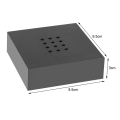 Miniatyrbillede 6 af 8: 12LED Hvidt Lys Display Stand Base Holder til Krystal / Glaskunst