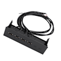 Miniatyrbilde 5 av 8: USB Frontpanel Hub 5,25 tommer 4 porter Høyhastighets Stabil Plug and Play Optisk Stasjon Frontpanel for Desktop Motherboard