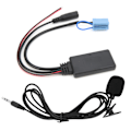 Miniatyrbild 4 av 8: Bluetooth 5.0 AUX-kabeladapter med mikrofon Handsfree Ersättning för Smart Fortwo 450 Radio