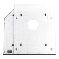 Miniatyrbillede 7 af 8: 9,5 mm Aluminium SATA HDD SSD Kabinet Harddisk Drev Bay Caddy Optisk DVD Adapter til Laptop