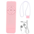Miniatyrbild 1 av 8: MP3-spelare, bärbar musikspelare med snöre för att lyssna på musik, rosa