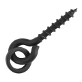 Miniatyrbillede 4 af 7: 10 stk. agnskruer med 20 stk. ovale ringe karpe rig ring stop karpe fiskegrej krog skrue grøn