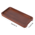 Miniatyrbilde 2 av 6: Kaffebrett Bambus Japansk Tebrett Fruktfat for Husholdningskaffebord Store Sofaer