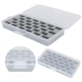 Miniatyrbilde 5 av 6: 28 Rom Tom Spoleboks Plast Trådoppbevaring Deksel Spoleorganisator for Symaskin