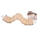 Miniatyrbild 4 av 8: 7,5*30 cm sällskapsdjur hamster papegoja klättring mjuk stege Hängbro Fåglar leksak