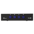 Pikkukuva 4 / 8: 2/4 Portin USB 2.0 Manuaalinen Jakokytkin PC-tulostimelle Skannerille (4 Porttia)