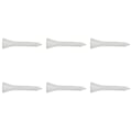 Miniatyrbilde 2 av 8: 50 stk Golf Tee Holder Lønnetre Hvit Lang Ball Base Set Kit for Utendørs Sport 42mm / 1.65in