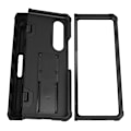 Miniatyrbillede 3 af 8: Foldbar Telefonetui med Penholder Sort TPU og PC Holdbar Foldbar Telefon Cover til Z Fold 3 5G