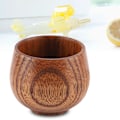 Miniatyrbillede 2 af 8: Trækop Primitiv Log Farve Håndlavet Naturligt Træ Kaffe Te Øl Juice Mælk Krus #2