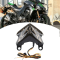 Miniatyrbilde 5 av 8: Motorsykkel LED Baklys Lampe Brems Lys Blinklys Baklys for Kawasaki Z800 2013 2014 (Svart)