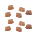 Miniatyrbillede 8 af 8: 10 stk. gummi mursten fløjte hul tavse blokke udskiftning reparationssæt Orkester tilbehør Lille