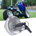 Miniatyrbilde 6 av 6: Tanklokk i rustfritt stål med nøkler for Universal GY6 Scooter Motorsykkel