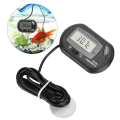 Miniatyrbillede 4 af 8: Digital LCD-sensor Akvarium Vandtermometer Controller Kabelført fisketanktilbehør sort