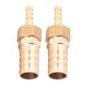 Pikkukuva 6 / 8: Messinkinen liitinletkun piikkihäntäsovitin, supistava liitin (6mm-16mm 2kpl)