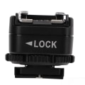 Miniatyrbillede 8 af 8: TF-334 Hot Shoe Adapter med ekstra PC Sync Connection Port til A73 kameraflash Speedlite