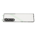 Miniatyrbillede 6 af 8: Transparent Klar Mobiltelefon Bagside Glasdæksel Udskiftning til Galaxy Z Fold 3 5G F926 med Kameraobjektiv Telefonholder Grøn Kameraobjektiv