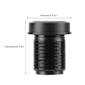 Miniatyrbilde 7 av 8: Vidvinkel 5MP HD Fisheye-objektiv - 1,44 mm, 1/2,5\" - CCTV Overvåkingskamera