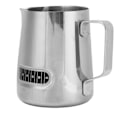 Miniatyrbilde 2 av 8: Melkeskummerkopp 600ml Kort tut Melkeskummerkanne med temperatursensor Rustfritt stål Kaffebeholder