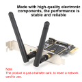Miniatyrbild 8 av 8: PCI E till NGFF M.2 WIFI Trådlös Modul Adapterkort KEY A E Nätverks Expansionskort