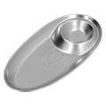 Miniatyrbild 3 av 8: 304 Rostfritt Stål Snackbricka Silver Oval Uppdelad Kryddskål för Hem Utomhus CampingL