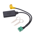 Miniatyrbild 6 av 6: Bluetooth 5.0 Trådlös Ljudingång Adapter för MMI 3G AMI 12Pin - A4 A6 Q5 Q7 A5 S5