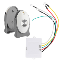 Miniatyrbillede 5 af 8: Anker fjernbetjening spil trådløs switch trim controller marine båd sejlads tilbehør 2 sender
