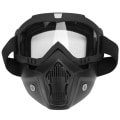 Pikkukuva 1 / 8: Moottoripyörälasit Pyöräilykypärälasit Moottoripyörän Tuulen Hiekkasuojalasit (AntiFog Transparent Lens)