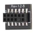 Miniatyrbild 1 av 8: TPM 2.0-modul för MSI 12-stifts SPI TPM2.0 Säker Stabil Prestanda Hållbar 12-stifts SPI-modul för Win 11