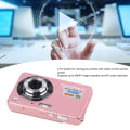 Miniatyrbillede 5 af 5: Pink 4K Digitalkamera - 48MP, 2.7in LCD-skærm, 8x Zoom, Anti-Shake, Vlogging & Fotografering, Kontinuerlig Optagelse