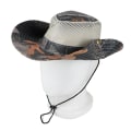 Miniatyrbillede 8 af 8: Boonie Hat Mesh Blade Mønster Camouflage Åndbar Fiskehat Khaki