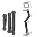 Miniatyrbillede 5 af 8: 3-i-1 aluminiumslegering Monopod forlængerstang til Gopro SJCAM XiaoYi Sony actionkameraer