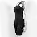 Miniatyrbillede 8 af 8: Dame Sport Jumpsuit Énstykke Tanktop Højtaljet Ærmeløs Bodysuit til Fitness Løb L Sort