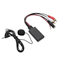 Miniatyrbillede 3 af 8: Bil Bluetooth AUX IN Kabeladapter Trådløs Håndfri Opkald Mikrofon til Pioneer med 2RCA Lydport