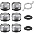 M24 Kranluftare – 6-pack Vattenbesparande Munstycken med Filter, 8 Packningar & 1 Nyckel_OF