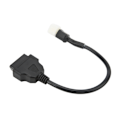 Miniatyrbild 5 av 8: 6-polig Diagnostisk Kontaktsladd OBD Diagnostisk Adapter Ersättning för Delphi Motorcykel